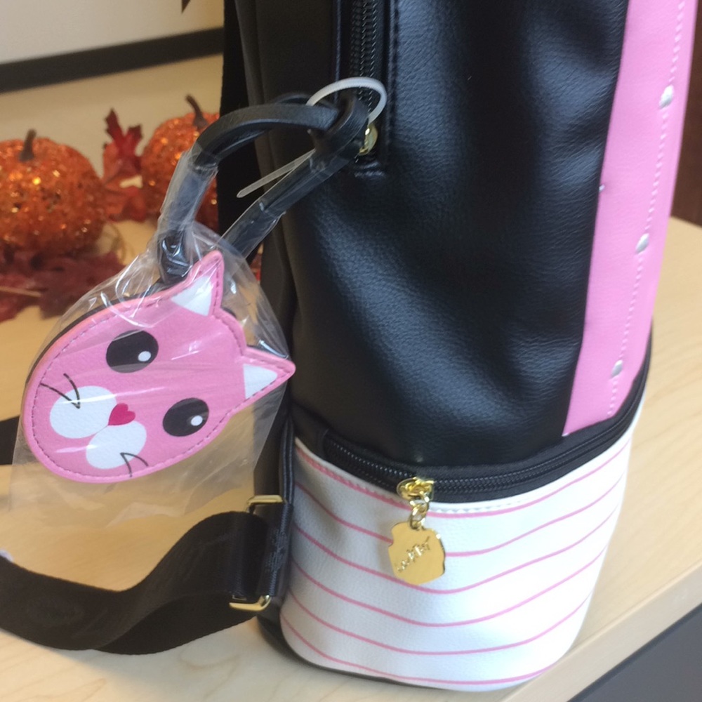 NWT Betsey Johnson pink backpack - Picture 3 of 6